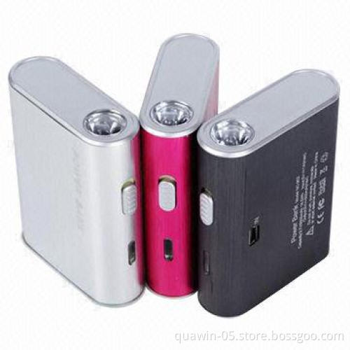 Hot sale portable power bank with 5,200mAh